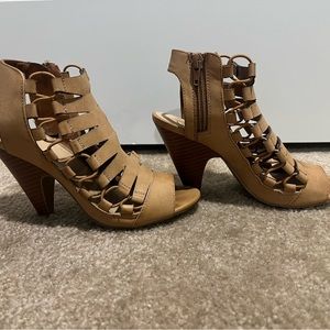 D❤️ Brand Peep-toe Heeled Sandals